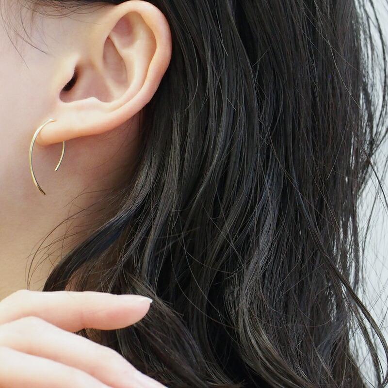 OUCA（オウカ） マーキス フープ ピアス (S) 【EARJE (アージュ