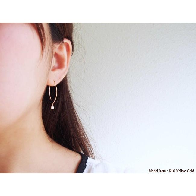 Sweets Jewelry Market ピアス 淡水 パール フック フープピアス 
