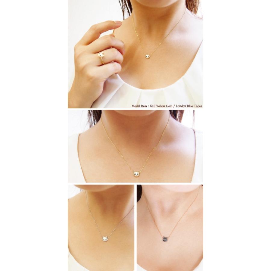 222 deux cent vingtーdeux 猫 ネックレス 瞳 オーダーメイド チェーン