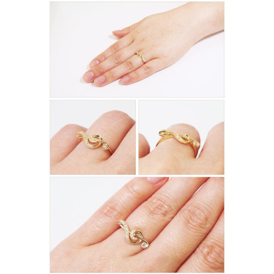 Sweets Jewelry Market リング 指輪 音符 ト音記号 誕生石 