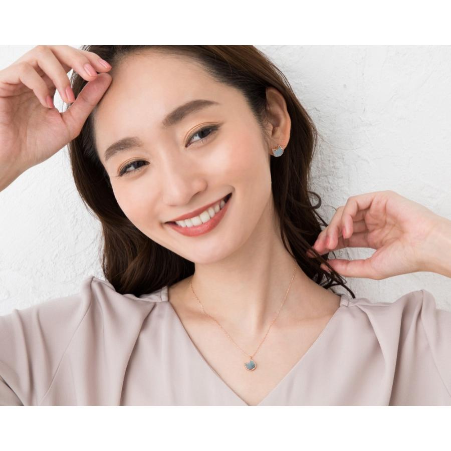 222 deux cent vingtーdeux 【母の日】 猫 ネックレス シェル 白 222 deux cent vingtーdeux 【母の日】 猫 ネックレス シェル 白