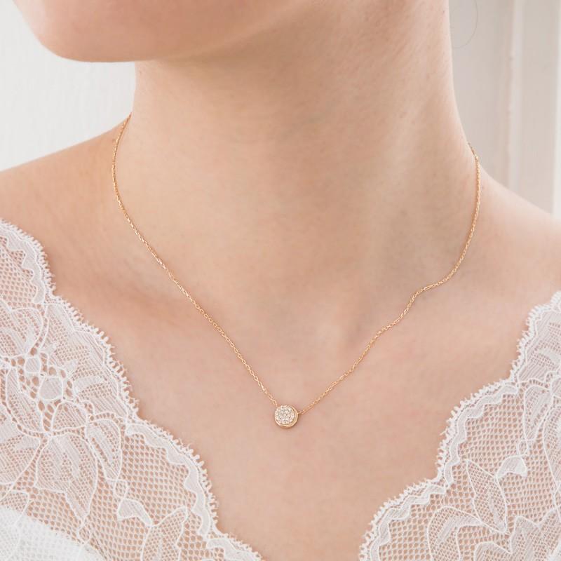 Sweets Jewelry Market ネックレス ムーン ダイヤモンド パヴェ