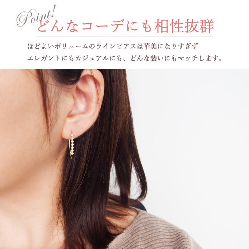 スイーツジュエリーマーケット ダイヤモンド スターアメリカンピアス K18PG