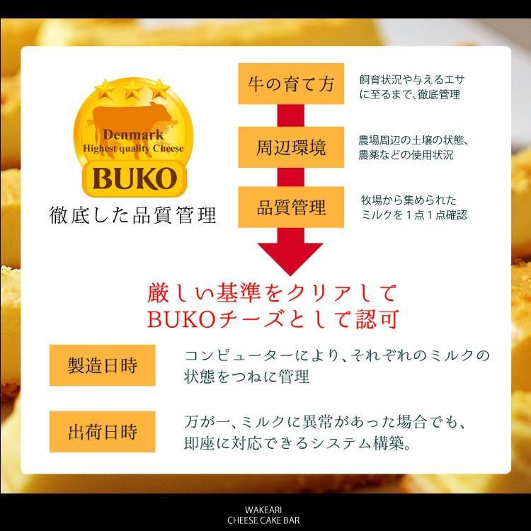 チーズケーキバー　【ベイクド】　500g（冷凍）訳あり　特濃チーズケーキバーベイクドチーズ　　チーズケーキ　BUKOチーズ　冷凍スイーツ |  | 04