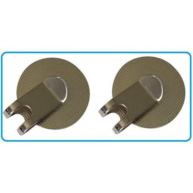 ゴルフマーカー用　マグネットハットクリップ　2個セット 台座のみ 送料無料 コンペ 磁石 磁気 景品 父の日 敬老の日 プレゼント |  | 01