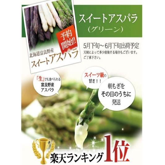 アスパラガス 北海道 グリーン アスパラ 極太 2Lサイズ 1.5kg 富良野