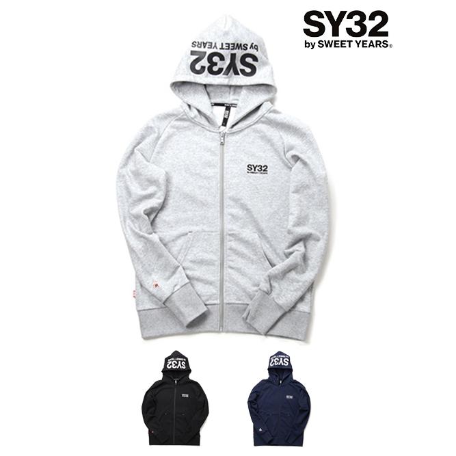 旧品番の為にアウトレット SY32 パーカー フーディー  ZIP HOODIE TNS1703｜sweetyears32