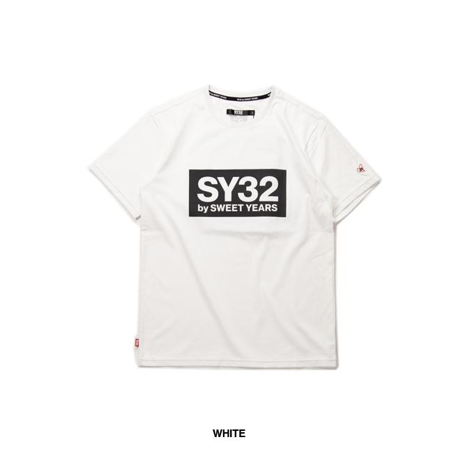 旧品番の為にアウトレット SY32 Tシャツ 半袖 BOX LOGO TEE TNS1708｜sweetyears32｜02