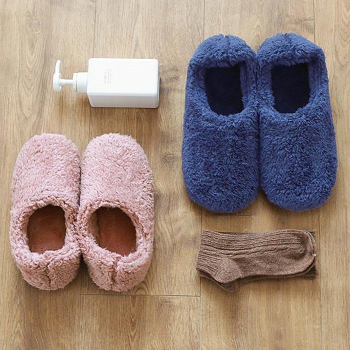 [3足 30%OFF・2足 20%OFFクーポン]ルームシューズ メンズ スリッパ レディース おしゃれ ボアスリッポン 洗える 暖かい 春 秋 冬 新生活[郵3] ^bm1007^ | Inbloom（日用品） | 10