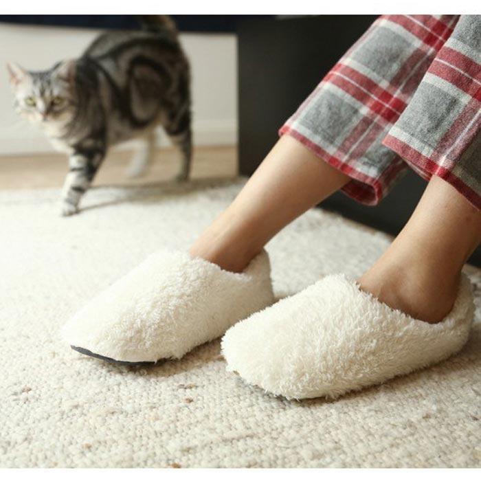 [3足 30%OFF・2足 20%OFFクーポン]ルームシューズ メンズ スリッパ レディース おしゃれ ボアスリッポン 洗える 暖かい 春 秋 冬 新生活[郵3] ^bm1007^ | Inbloom（日用品） | 11