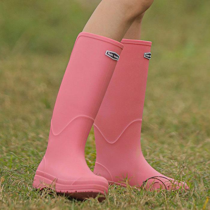 レインブーツ メンズ レディース レインシューズ ブーツ ロング 丈