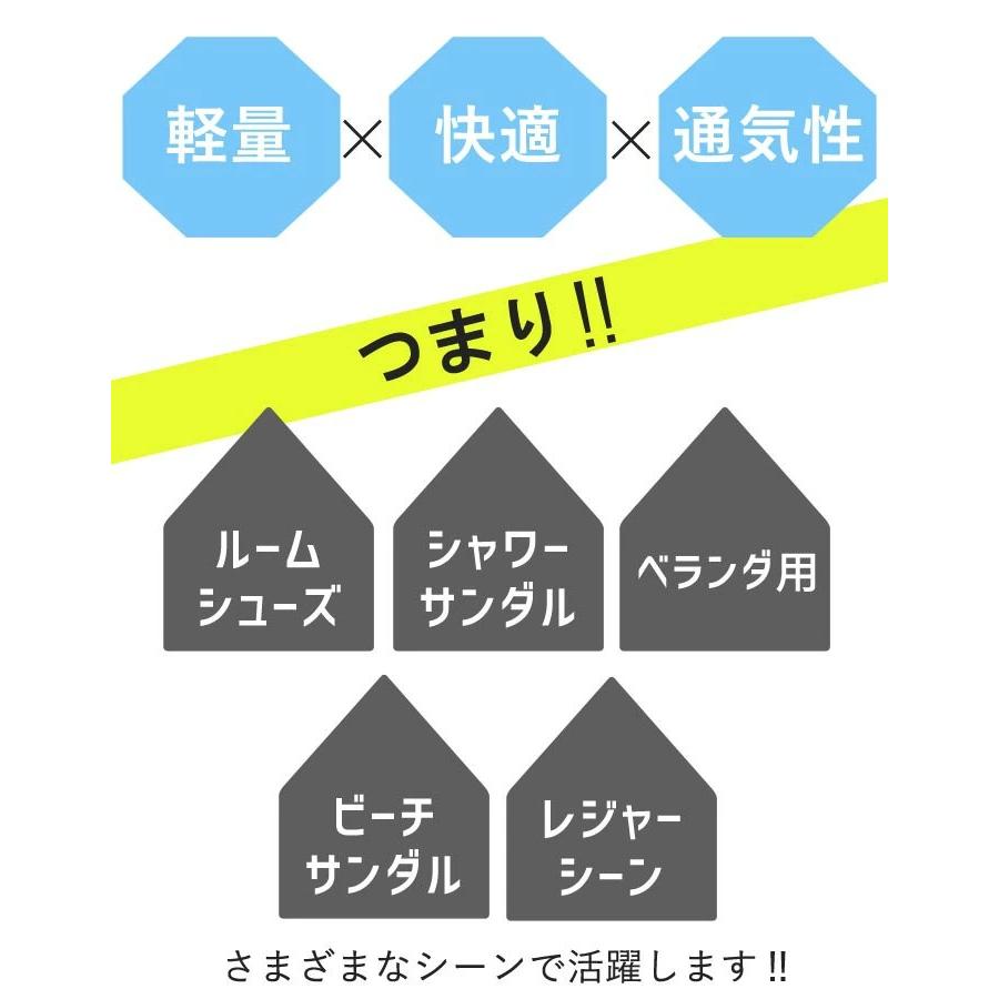 [2足で1000円OFF★クーポンで]ベランダスリッパ 水洗い ベランダ サンダル EVA レディース メンズ ルームシューズ お風呂 スリッパ 新生活^bm1201^ | Inbloom（日用品） | 04