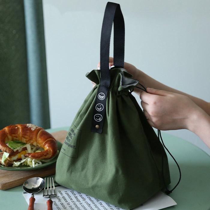 全品15%オフCP!24H限定]ランチバッグ お弁当袋 巾着 保冷 保温 バッグ