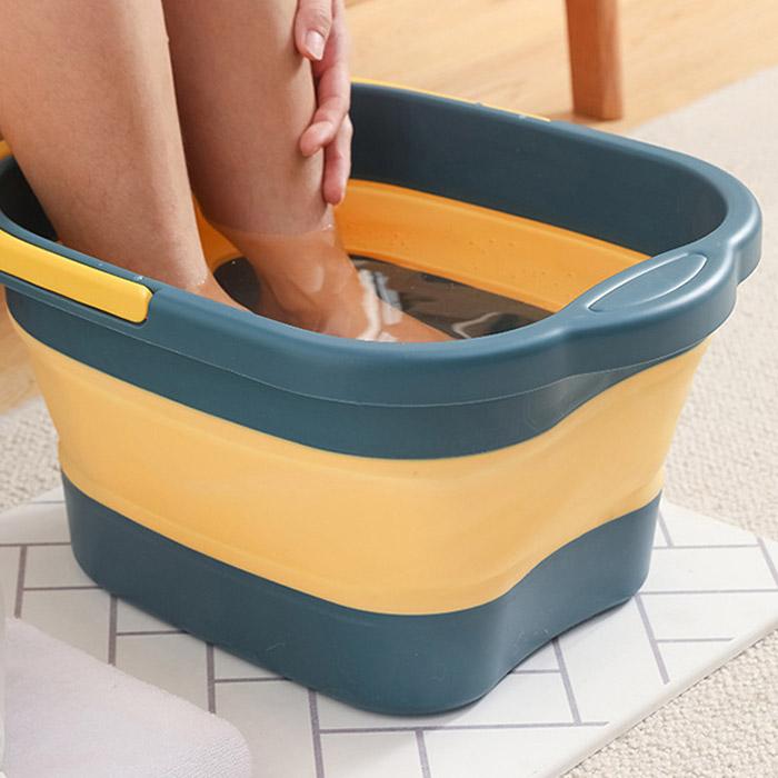 [全品10%オフCP!24H限定]折りたたみ バケツ 洗い桶 たらい ソフトバケツ 掃除 洗車 釣り 足湯 フットバス コンパクト 収納 新生活^bm1279^セール sale | Inbloom（日用品） | 09