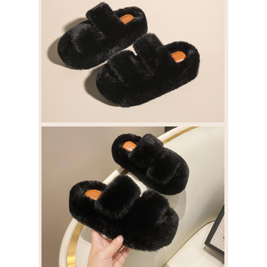 SALE!期間限定]サンダル レディース ファーサンダル ふわふわ ルーム