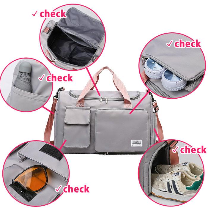 SALE!3990円→1990円!]ボストンバッグ 旅行 大容量 おしゃれ かわいい