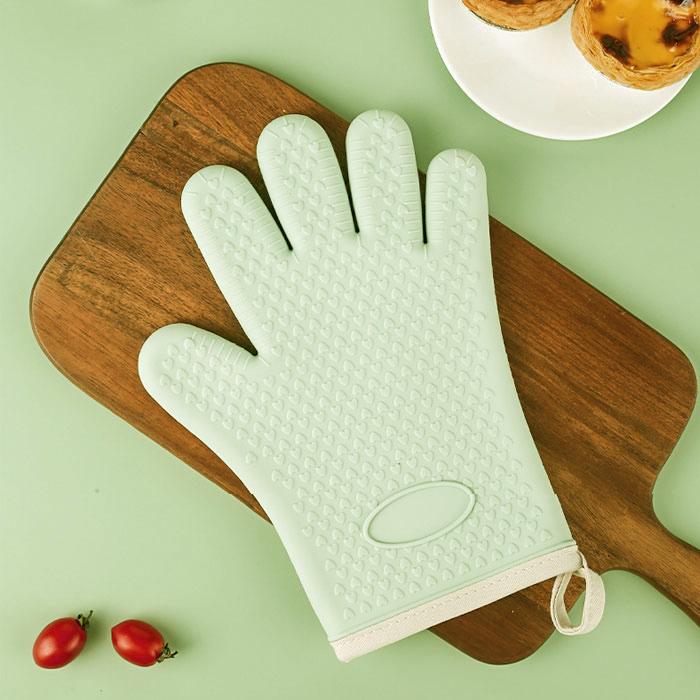 Inbloom オーブンミトン 耐熱 2本指 両手用 キッチングローブ 鍋つかみ