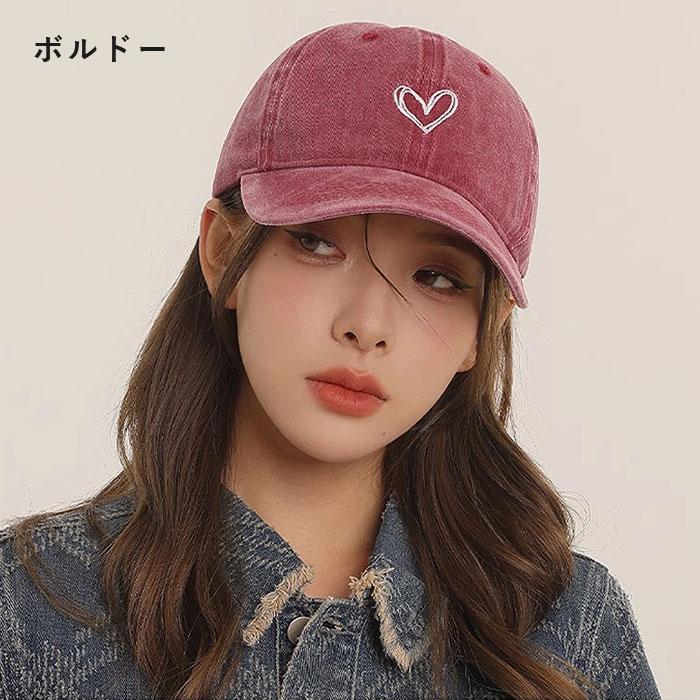 デニム キャップ 帽子 レディース UVカット 熱中症紫外線 対策 日焼け防止 日よけ 日除け 無地 ワンポイント[郵3]^bm1535^ |  | 14