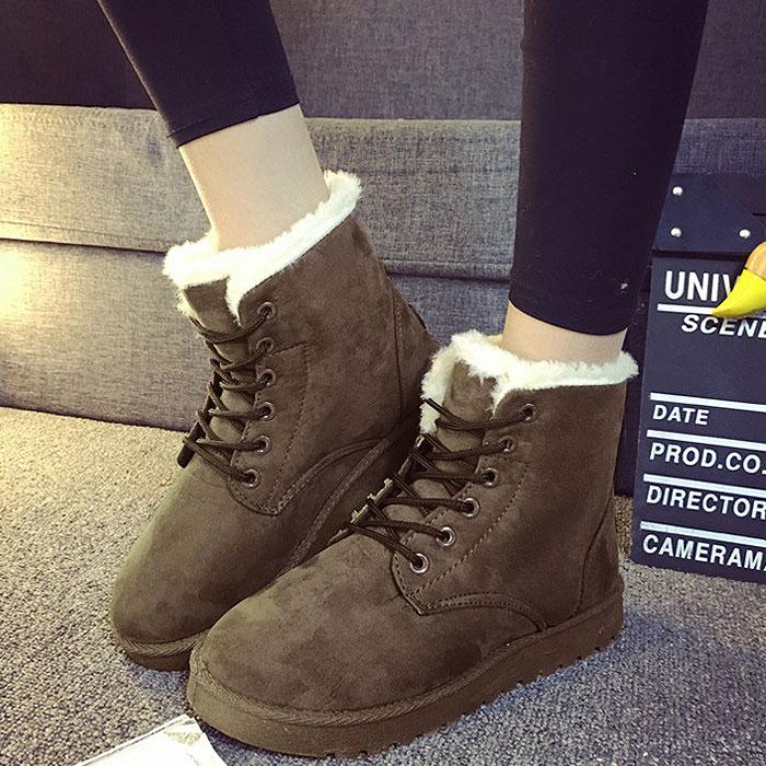 ムートンブーツ レディース 編み上げ レースアップ ショートブーツ 内