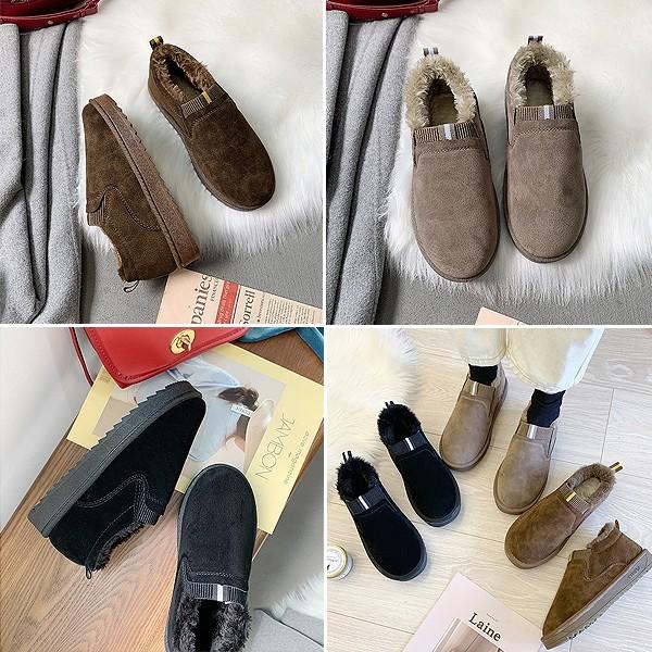 ムートンブーツ スリッポン レディース ボアシューズ 内ボア ファー ぺたんこ フラット 歩きやすい靴 Bo 621 Bo 621 Import Shop Swift 通販 Yahoo ショッピング