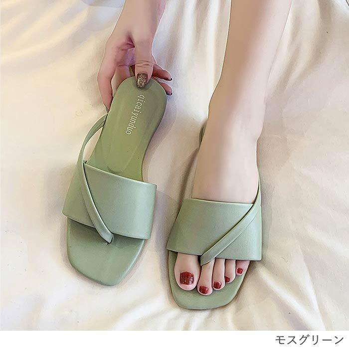 【極美品】PIPPICHIC 完売 スクエアトゥ サンダル PIPPICHIC（ピッピシック） ： Monica bridge 15 / 全2色 ： pp24s