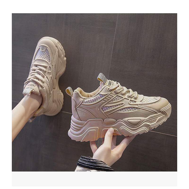 厚底 スニーカー ダッドシューズ レディース 靴 ローカット