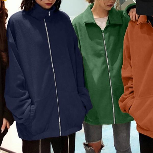 フリース ジャンパー レディース 冬 秋 長袖 ボア 大きいサイズ 体型カバー かわいい ゆったり 羽織 アウター 送料無料 Jk107 Jk107 Inbloom 通販 Yahoo ショッピング