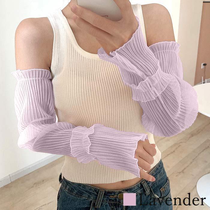 全品11%オフCP☆24H限定]アームカバー シアーアームカバー UV