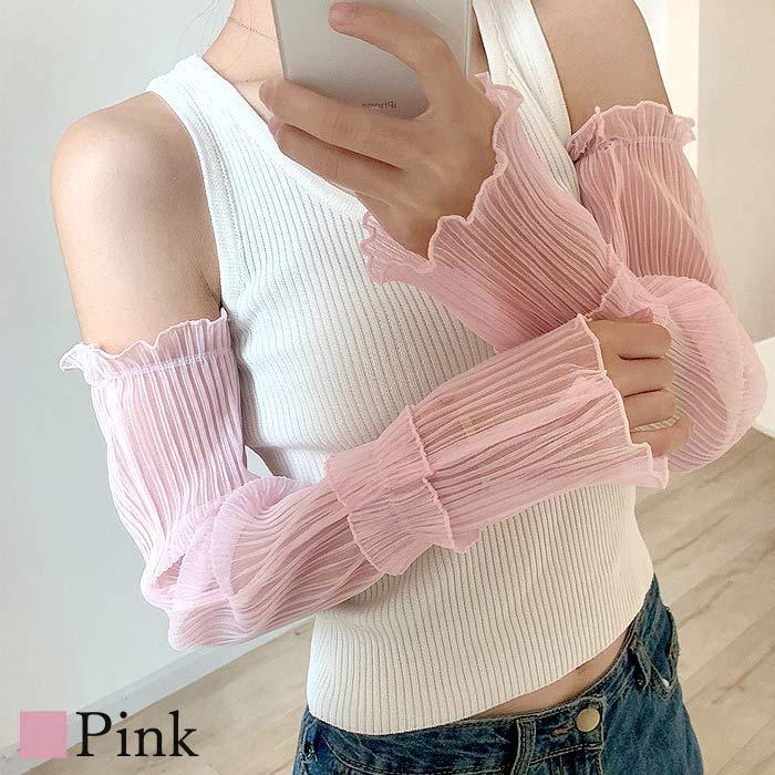 アームカバー シアーアームカバー UV対策 レディース 涼感 シアー