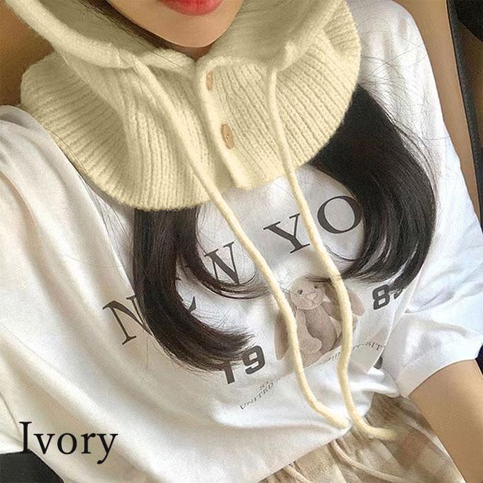 SAINT LAURENT ホワイト ネックウォーマー バラクラバ カシミヤ SAINT LAURENT ホワイト ネックウォーマー バラクラバ カシミヤ