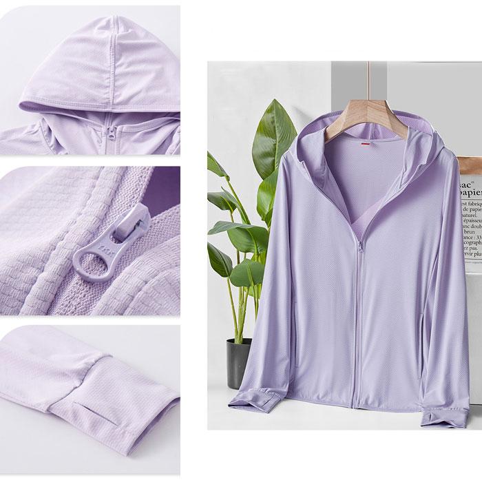 UVカット パーカー レディース ラッシュガード UVパーカー 紫外線対策 指穴 長袖 体型カバー フード つば付き 夏[郵1.5]^p042^ |  | 04