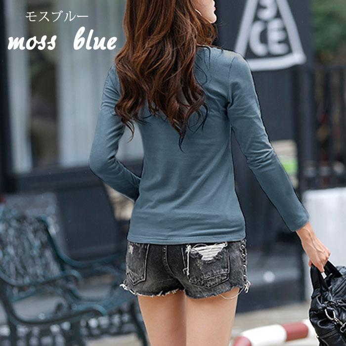 1枚1290円!2枚購入クーポンで]トップス カットソー ロンt