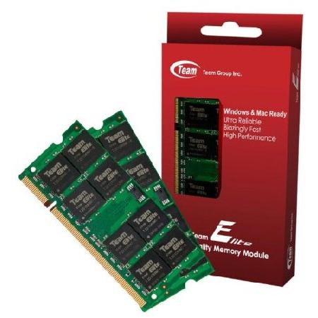 本物の  2GB (1GBx2) チーム 高性能 メモリー RAM アップグレード 東芝 DynaBook CX/55C ノートパソコン用 メモリーキットには メモリー