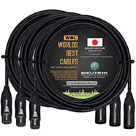 【一部予約！】 3 Units - 25 Foot - Balanced Microphone Cable Custom Made by WORLDS BEST CA マイク本体