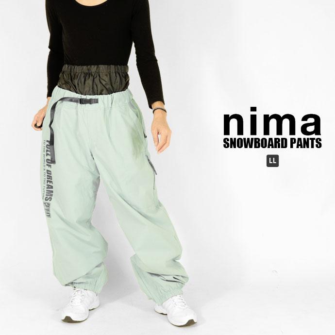 NIMA 【単品】耐水圧10,000mm スノーボードパンツ ニーマ nima NB1113
