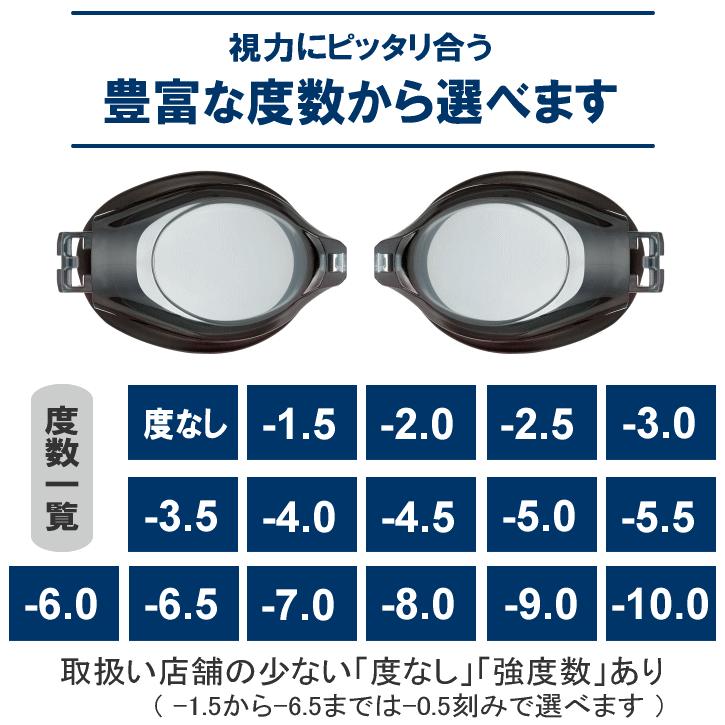 度付きゴーグル 左右で度が選べる タバタ Tabata VIEW ビュー 度付き ゴーグル 水泳 日本製 大人 キッズ スイムゴーグル | Tabata | 01