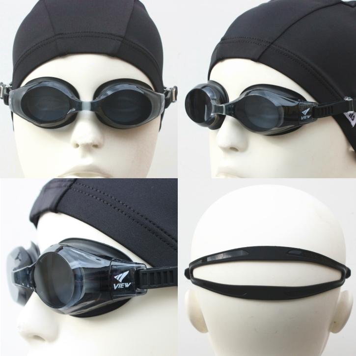 度付きゴーグル 左右で度が選べる タバタ Tabata VIEW ビュー 度付き ゴーグル 水泳 日本製 大人 キッズ スイムゴーグル | Tabata | 08