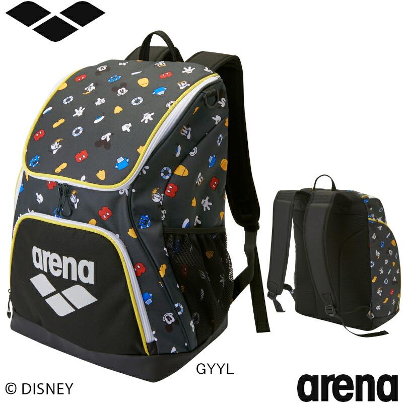 リュック　バッグ　新品　実写　ミッキー　ディズニー　Disney ドナルド アリーナ（arena） ディズニー(ミッキー・ドナルド) バックパック(総柄