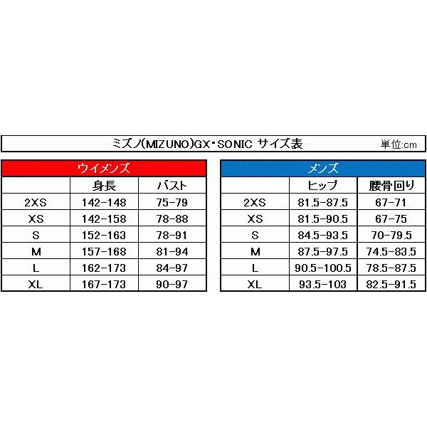 ミズノ(MIZUNO)男性用 競泳水着 GX・SONIC NEO メンズハーフスパッツ N2MB1005｜swimshop-jone｜02