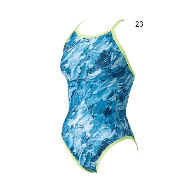 あす楽対応】 (ネコポス可)ミズノ(MIZUNO) 女性用 練習用水着 Ri Rikako エクサスーツウイメンズミディアムカット Ikee  Collection N2MAA767 競泳水着