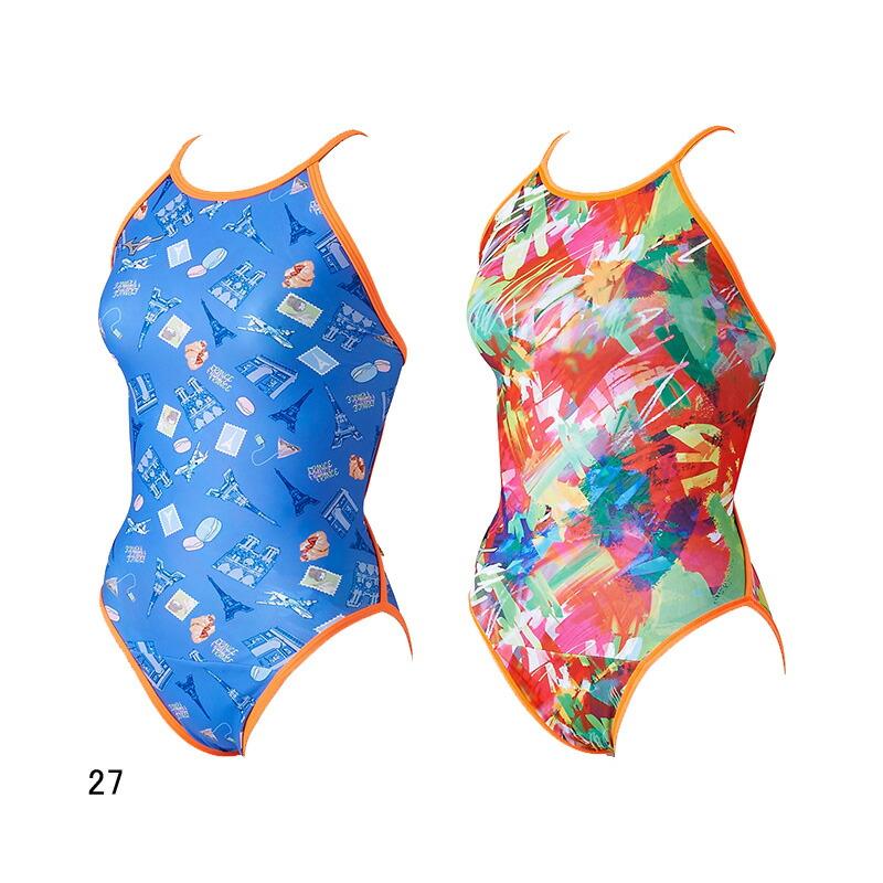 (ネコポス可)ミズノ(MIZUNO) 女性用 練習用水着 Ri Rikako Ikee Collection エクサスーツ ウイメンズミディアムカット(リバーシブル) N2MAB269｜swimshop-jone｜03