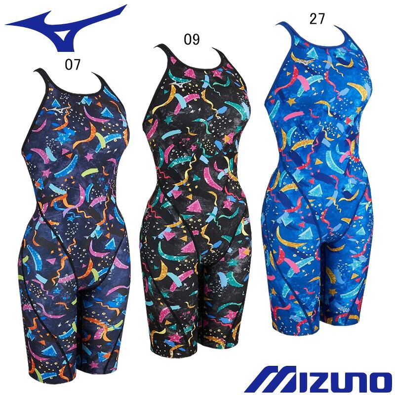 (ネコポス可)ミズノ(MIZUNO) 女性用 練習用水着 寺川綾コレクション エクサスーツウイメンズハーフスーツ N2MGD775