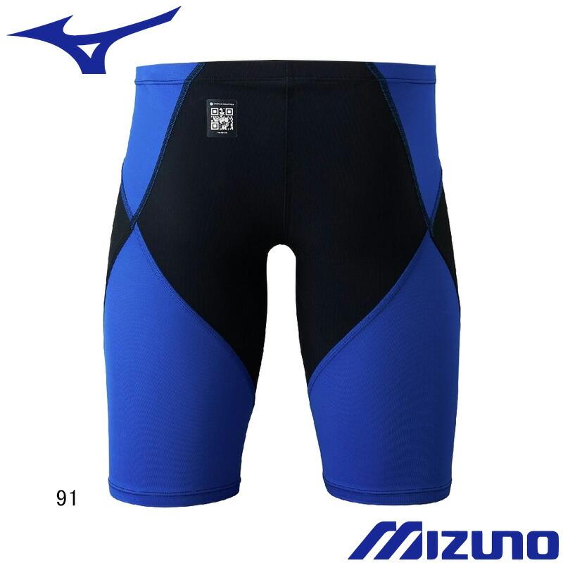 Mizuno スポーツ用水着 黒/水色 MIZUNO（ミズノ） (ネコポス可) 男性用 競泳水着 GX・SONIC DUAL