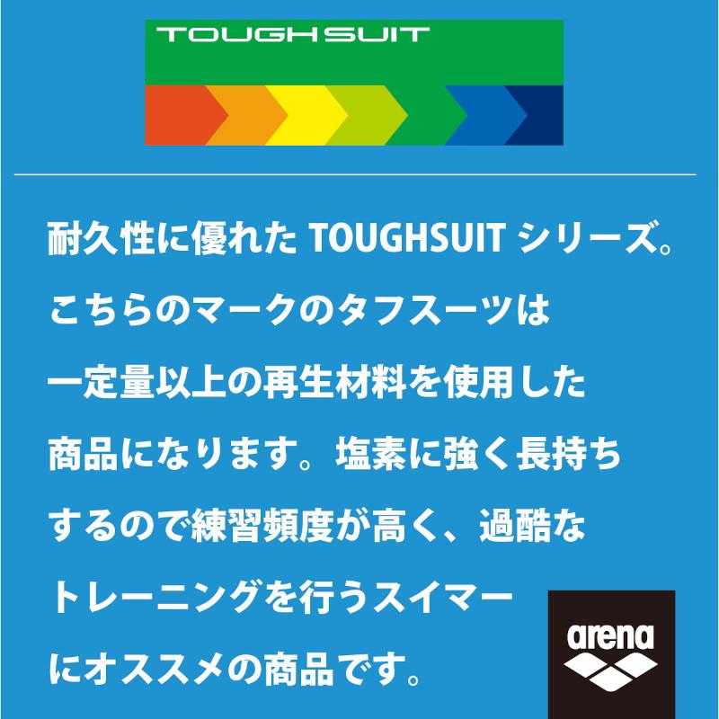 (ネコポス可)アリーナ(ARENA) 50thデザイン 女性用 練習用水着 タフスーツ ウイメンズトレーニングワンピーススパッツ(オープンバック・ハーフレッグ) FSA-3609W｜swimshop-jone｜08