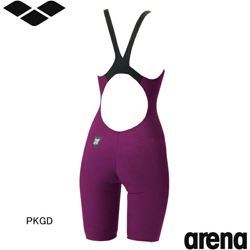 アリーナ(ARENA) 女性用 競泳水着 アクアフォースフュージョンワン ウイメンズワンピーススパッツ(オープンバック・ハーフレッグ) AS6SRC10Lの画像