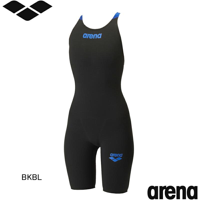 アリーナ(ARENA) 女性用 競泳水着 アクアフォースフュージョンワン ウイメンズワンピーススパッツ(オープンバック・ハーフレッグ) AS6SRC10Lの画像