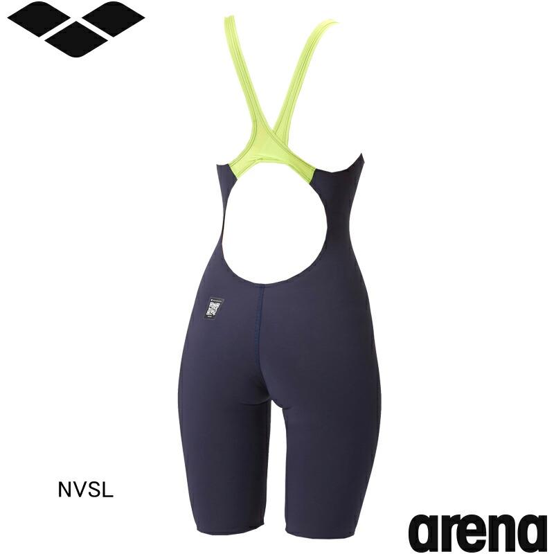 アリーナ(ARENA) 女性用 競泳水着 アクアフォースフュージョンワン ウイメンズワンピーススパッツ(オープンバック・ハーフレッグ) AS6SRC10Lの画像