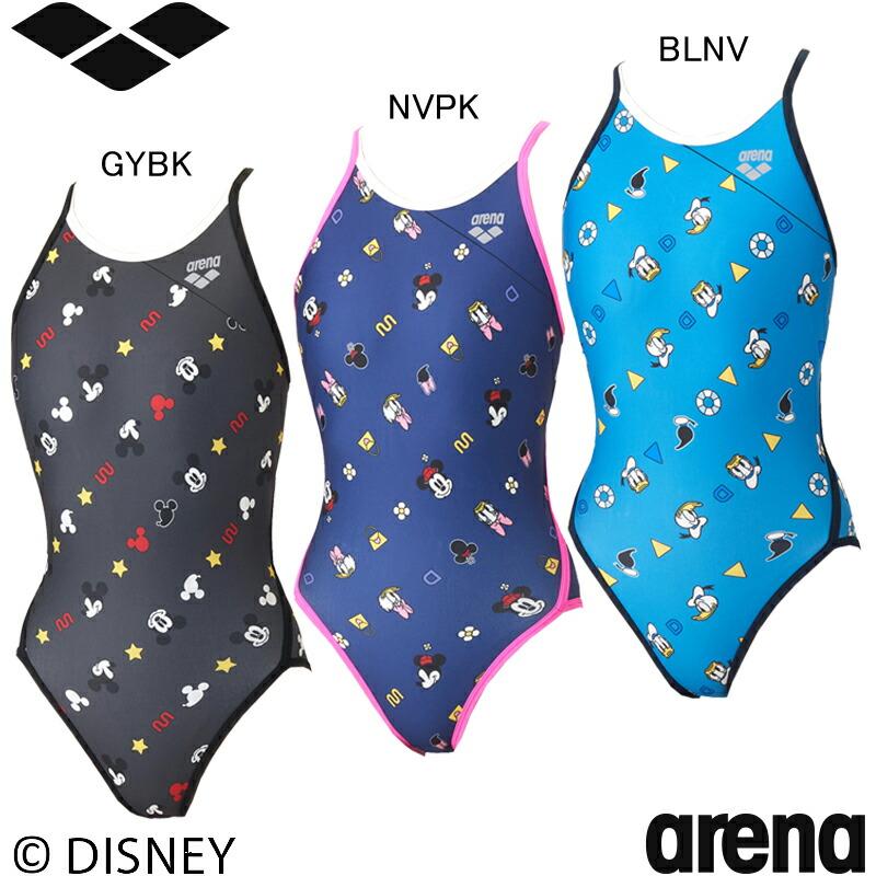 アリーナ ディズニー ミッキー&ミニー 競泳水着 Oサイズ ショーツ付き Oサイズ 競泳水着 アリーナ ミッキー ミニー 女の子用水着 ディズニー
