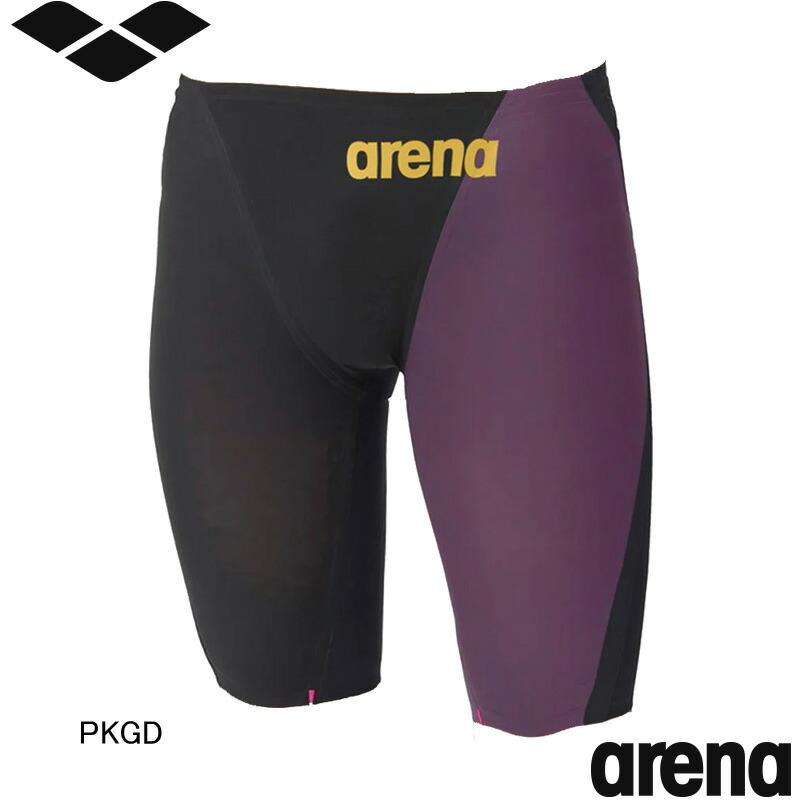 アリーナ(ARENA) 男性用 競泳水着 アクアフォースストーム CP メンズレーシングスパッツ(ハーフレッグ) AS6SRC01Mの画像