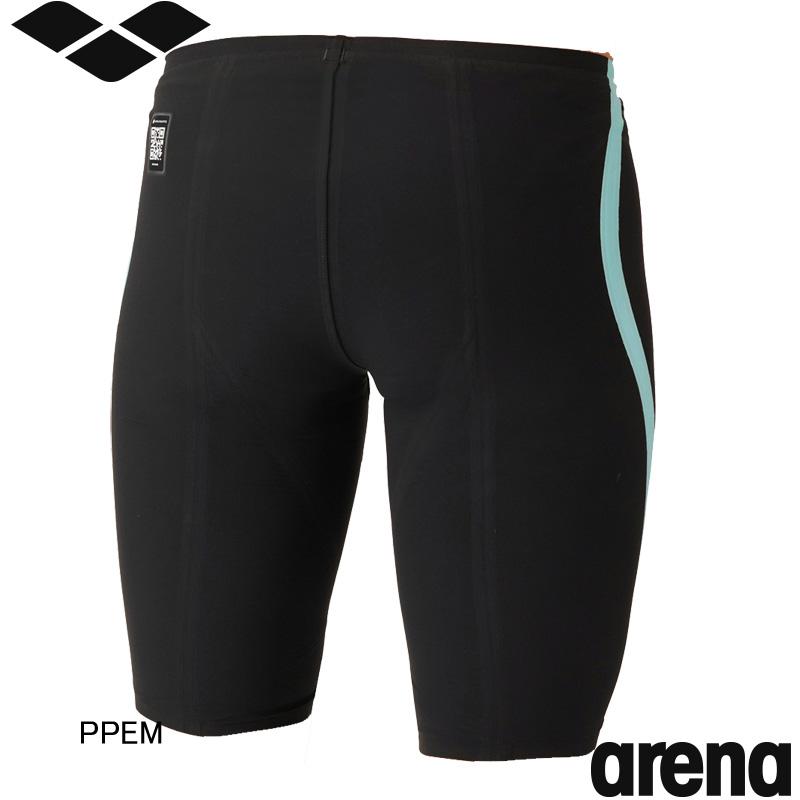 アリーナ(ARENA) 男性用 競泳水着 アクアフォースストーム CP メンズレーシングスパッツ(ハーフレッグ) AS6SRC01Mの画像